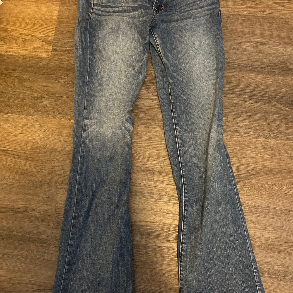 American Eagle Outfitters Flare Jeans in Blue